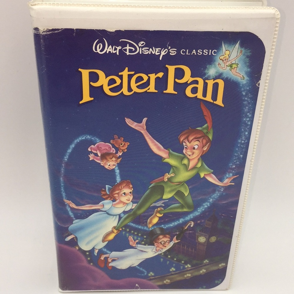 Walt Disney’s Classic Peter Pan Black Diamond VHS Movie Video Animated